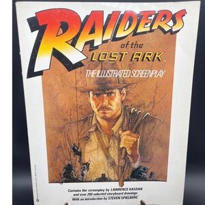 Raiders‎ of The Lost Ark: THE ILLUSTRATED SCREENPLAY 1981 1st Print/1st Edition.